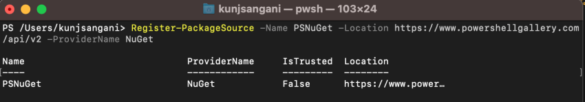 How to run PnP PowerShell in macOS